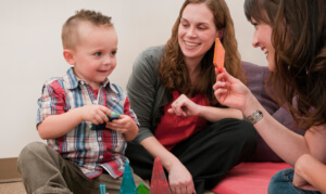 Aba Consultant works with young boy