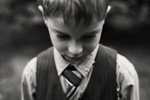young child needs help
