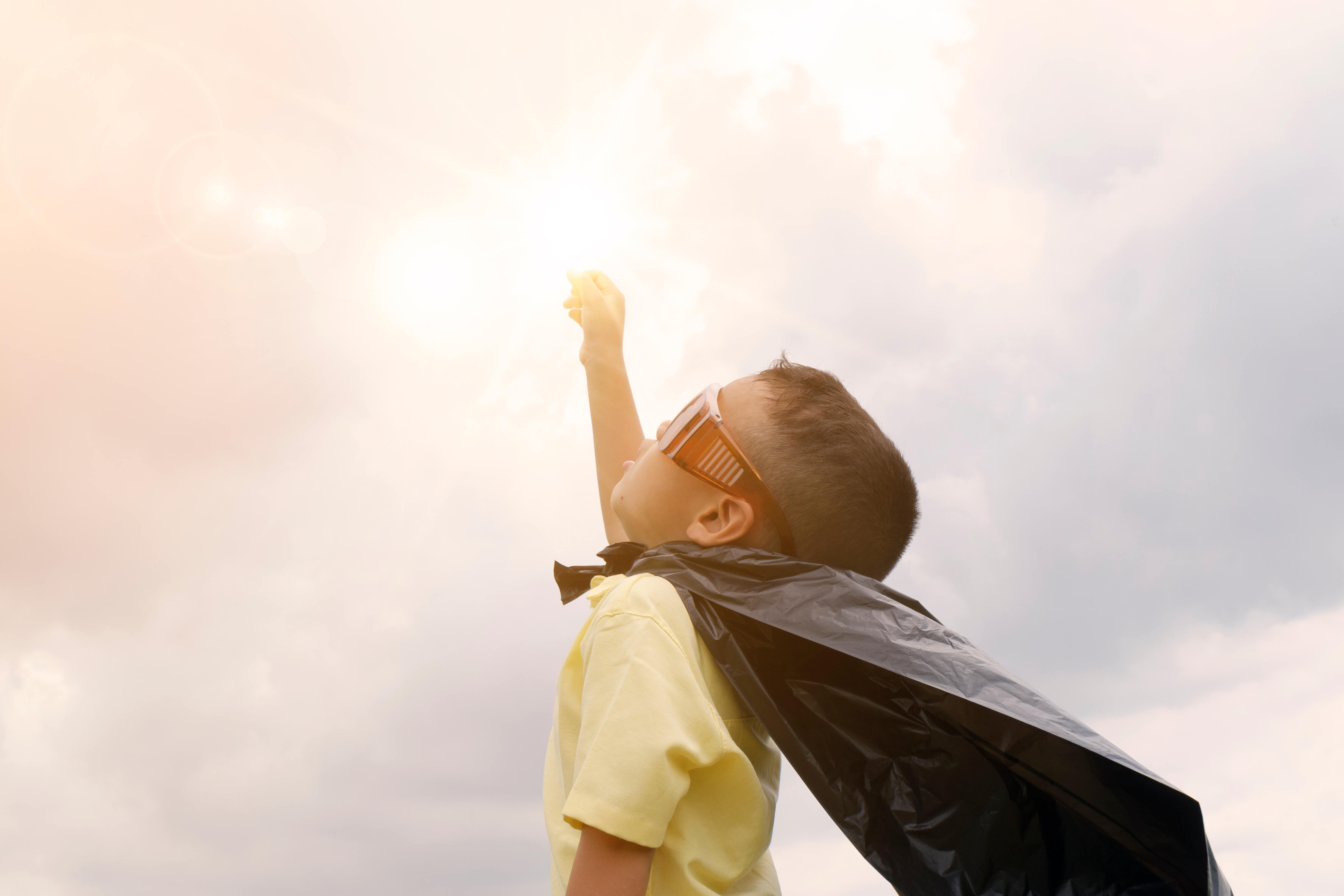 what is early intervention like for little boy in batman cape